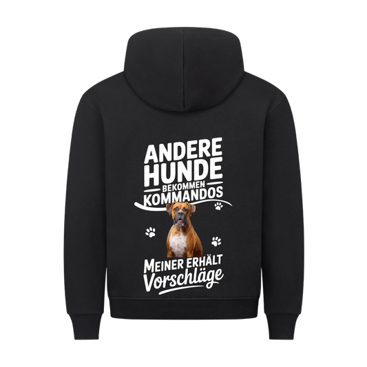 Personalisierbares Hunde Hoodie "Andere Hunde Bekommen Kommando"