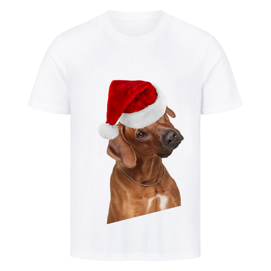 Personalisierbares Hunde T-Shirt „Weihnachtsdoggy“