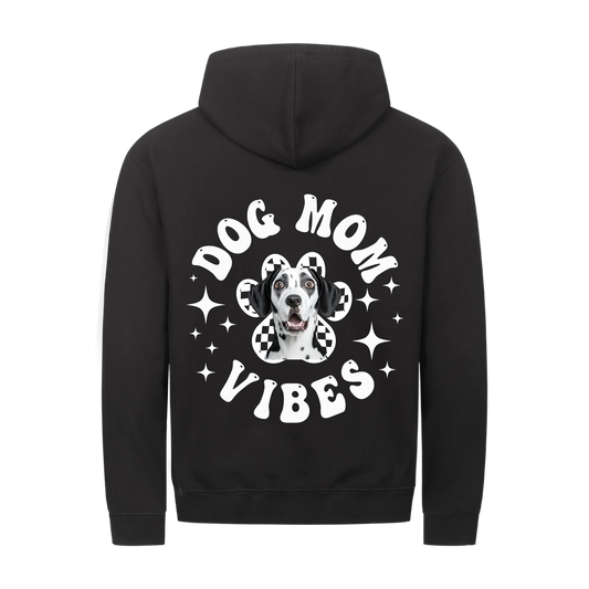 Personalisierbares Hunde Zipper "Dog Mom Vibes"