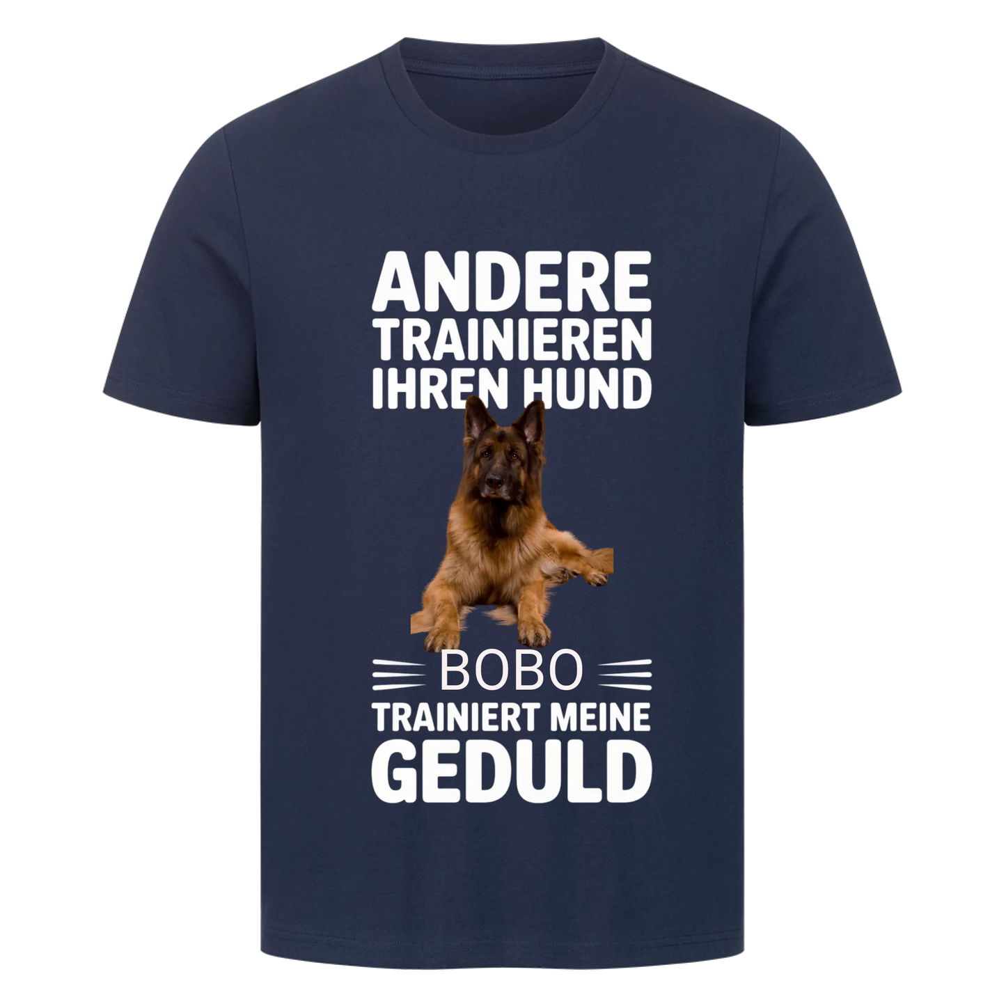 Personalisierbares Hunde T-Shirt "Andere Trainieren Ihren Hund" mit Hundename