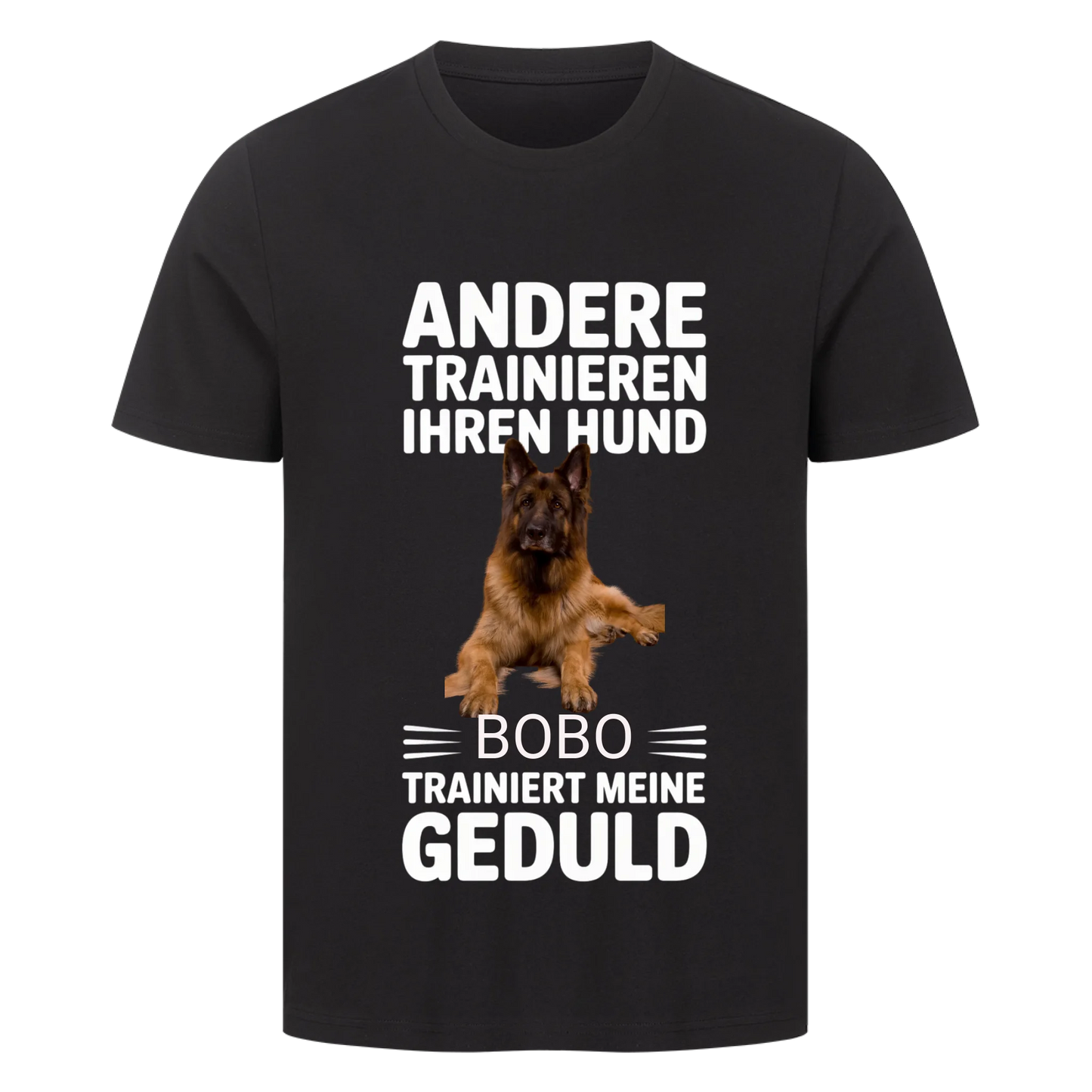 Personalisierbares Hunde T-Shirt "Andere Trainieren Ihren Hund" mit Hundename