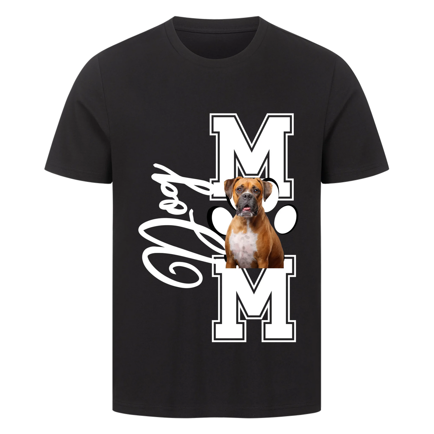 Personalisierbares Hunde T-Shirt "Dog Mom"