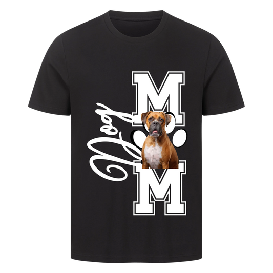 Personalisierbares Hunde T-Shirt "Dog Mom"