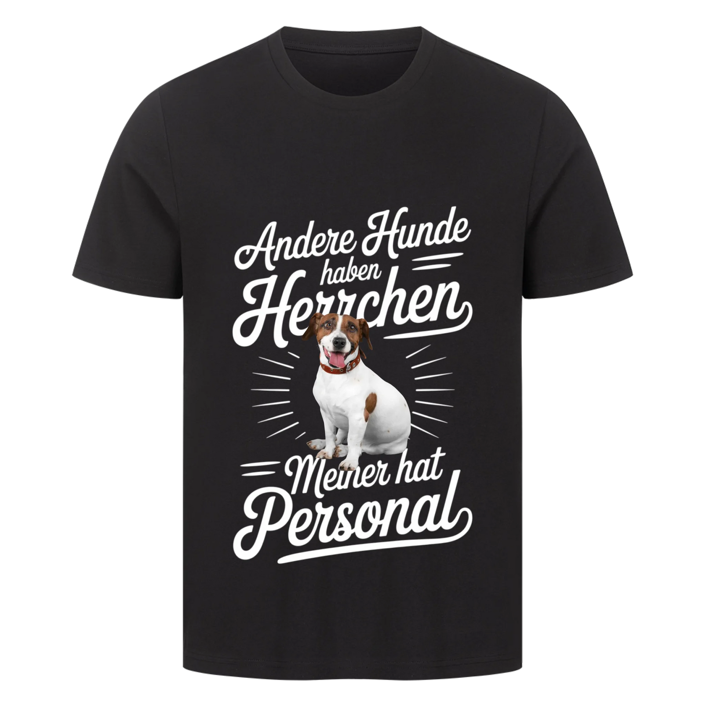 Personalisierbares Hunde T-Shirt "Andere Hunde Haben Herrchen"