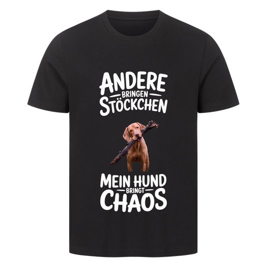 Personalisierbares Hunde T-Shirt "Andere Hunde Bringen Stöckchen"