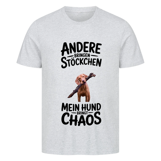 Personalisierbares Hunde T-Shirt "Andere Hunde Bringen Stöckchen"