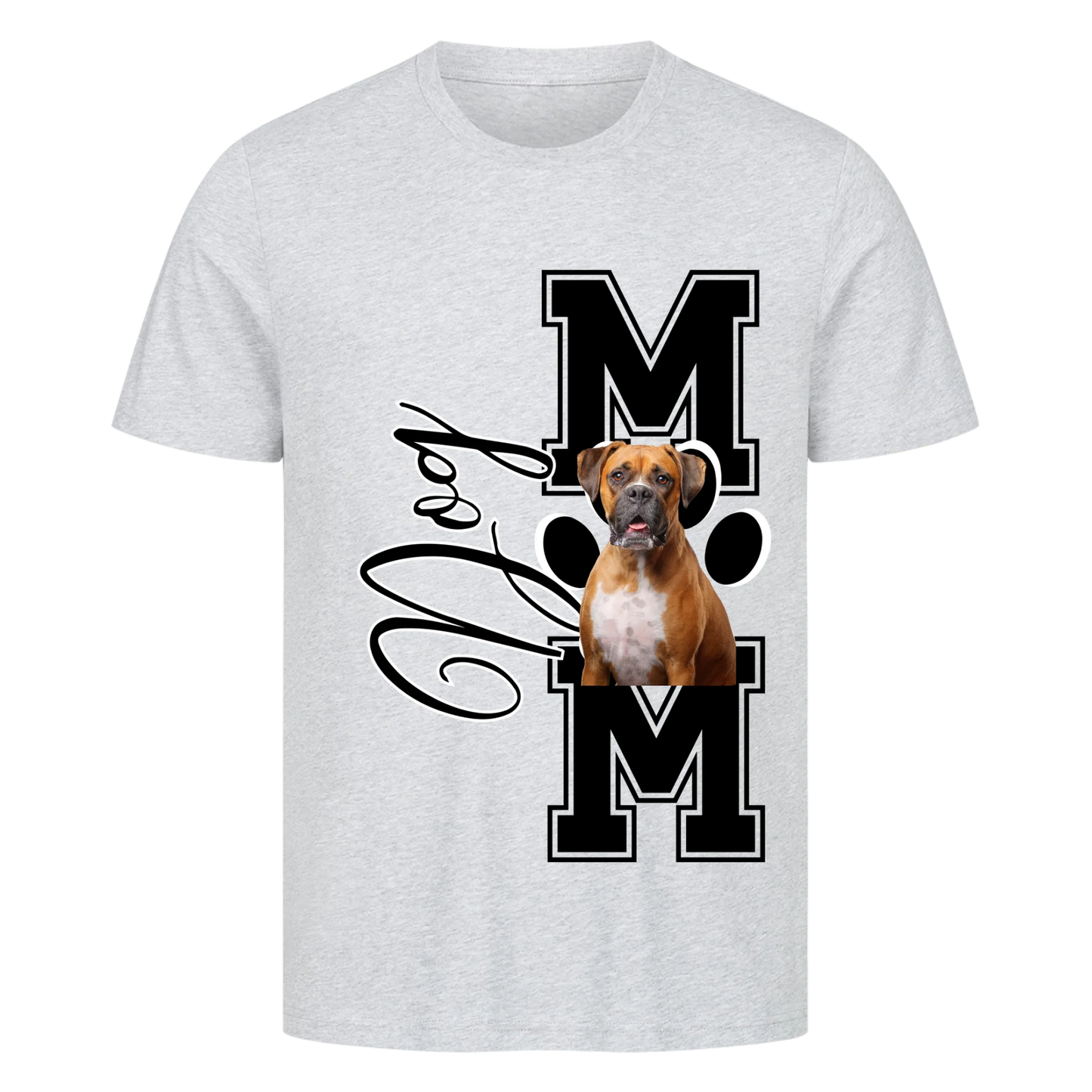 Personalisierbares Hunde T-Shirt "Dog Mom"