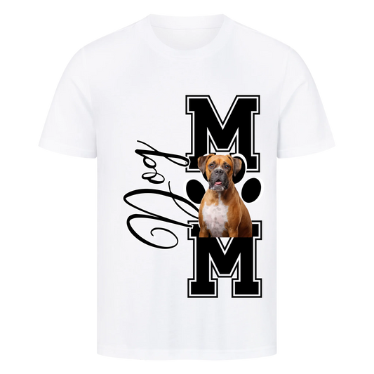 Personalisierbares Hunde T-Shirt "Dog Mom"