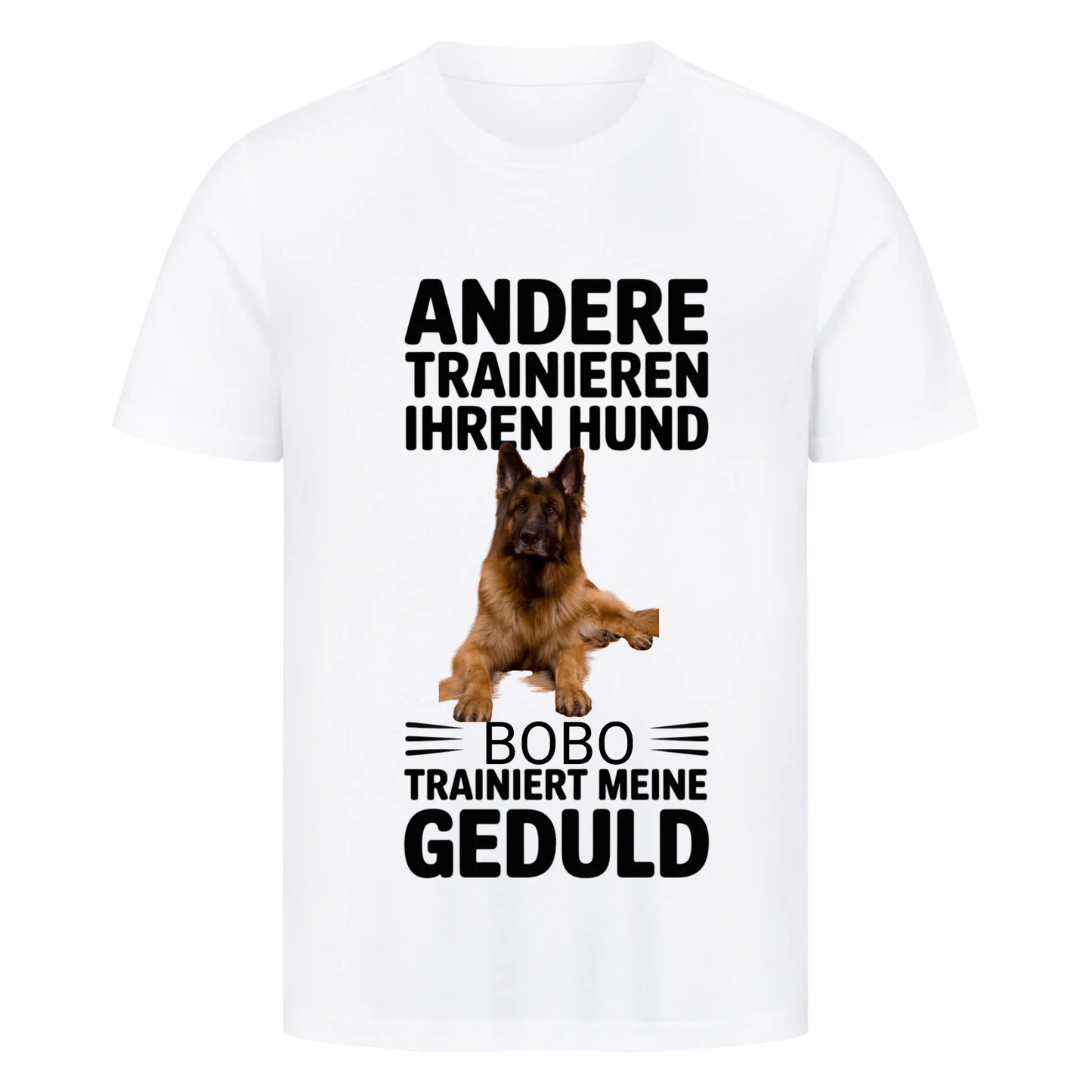 Personalisierbares Hunde T-Shirt "Andere Trainieren Ihren Hund" mit Hundename