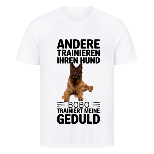 Personalisierbares Hunde T-Shirt "Andere Trainieren Ihren Hund" mit Hundename