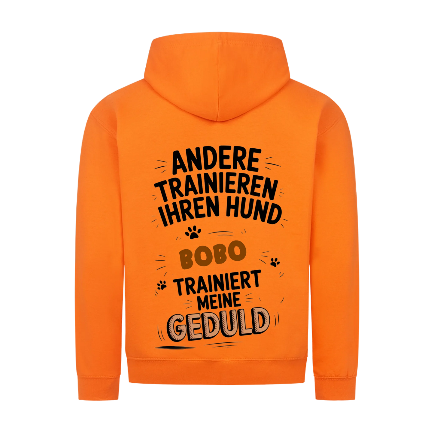 Personalisierbares Hunde Zipper "Geduldstrainer"