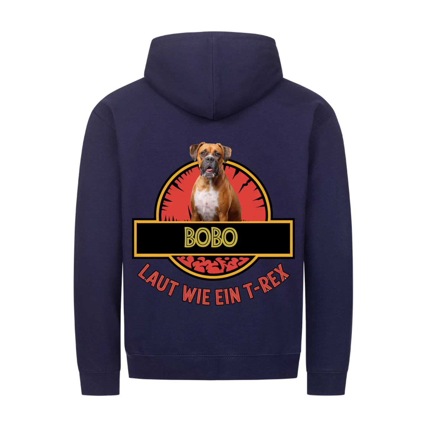 Personalisierbares Hunde Zipper "Jurassic Park Style"