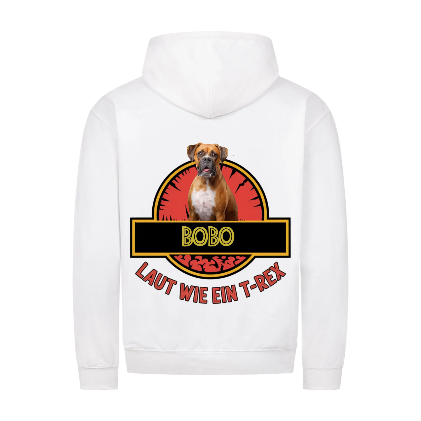 Personalisierbares Hunde Zipper "Jurassic Park Style"