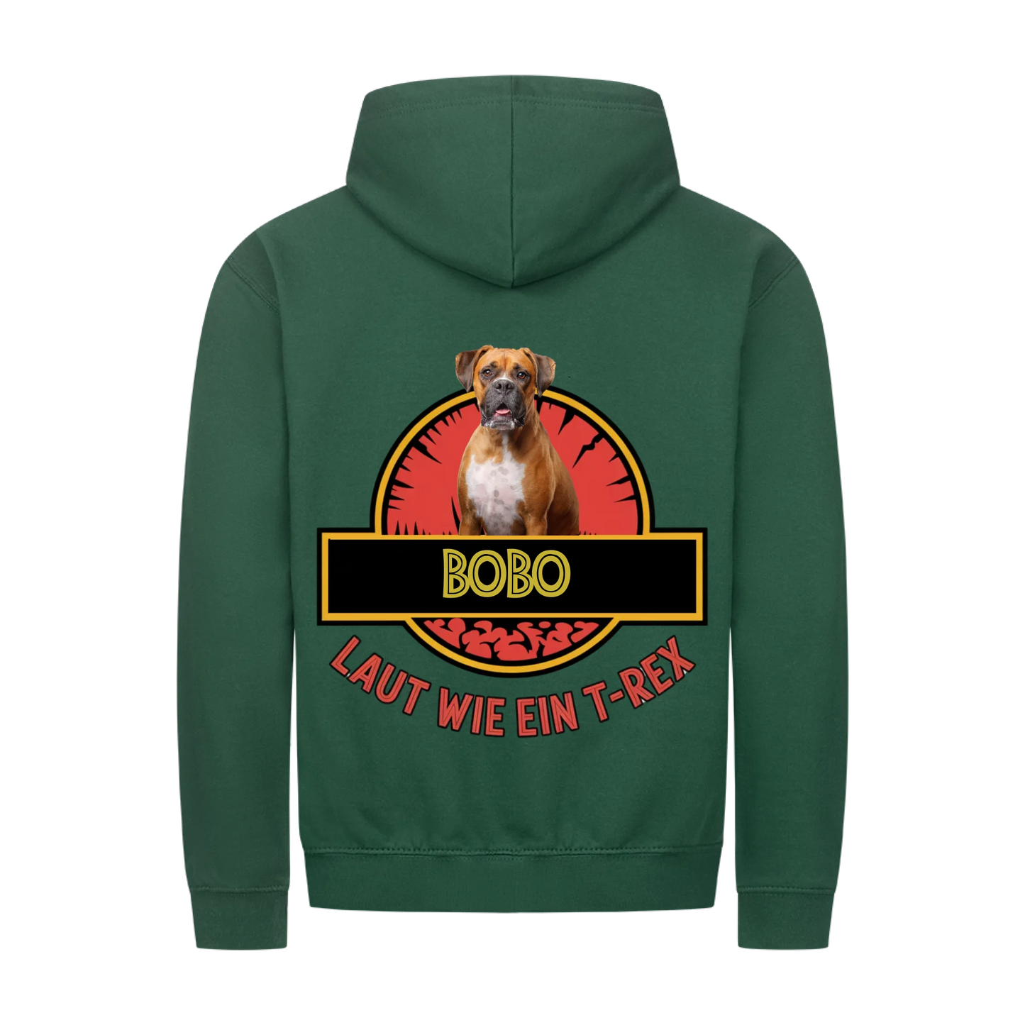 Personalisierbares Hunde Zipper "Jurassic Park Style"