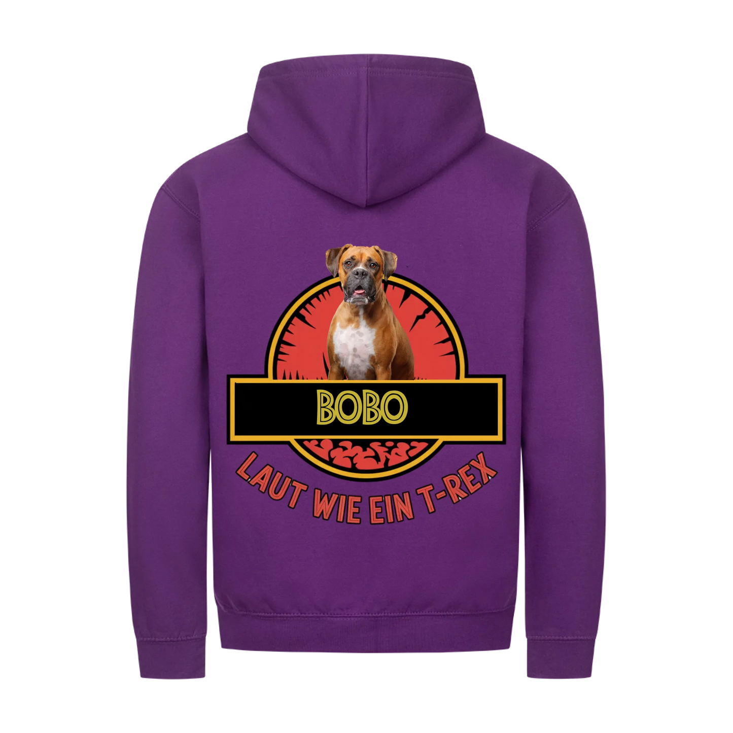 Personalisierbares Hunde Zipper "Jurassic Park Style"