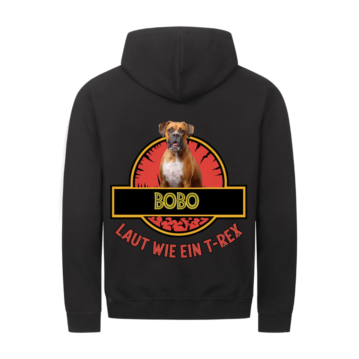 Personalisierbares Hunde Zipper "Jurassic Park Style"