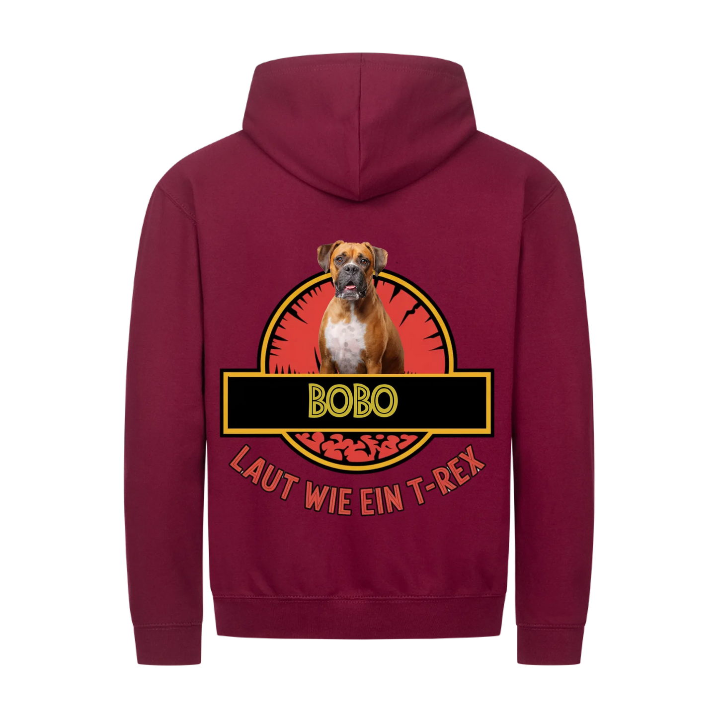 Personalisierbares Hunde Zipper "Jurassic Park Style"