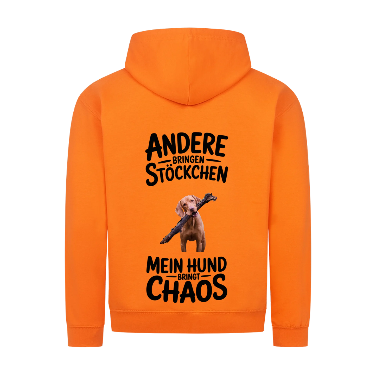 Personalisierbares Hunde Zipper "Andere Hunde Bringen Stöckchen"