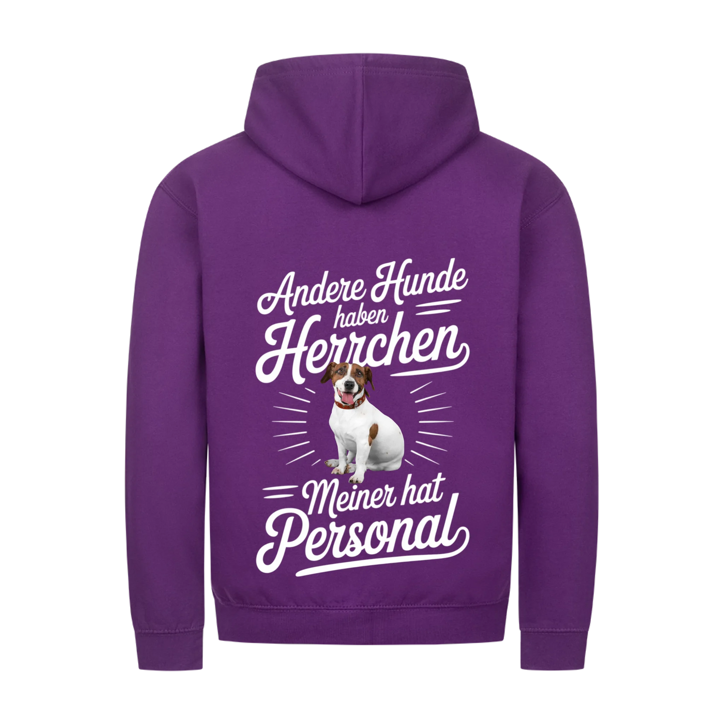 Personalisierbares Hunde Zipper "Andere Hunde Haben Herrchen"