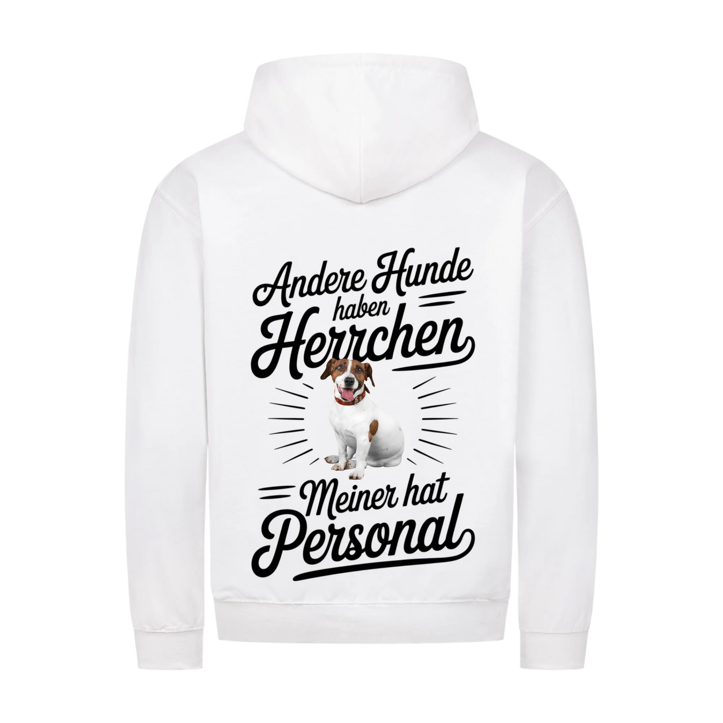 Personalisierbares Hunde Zipper "Andere Hunde Haben Herrchen"