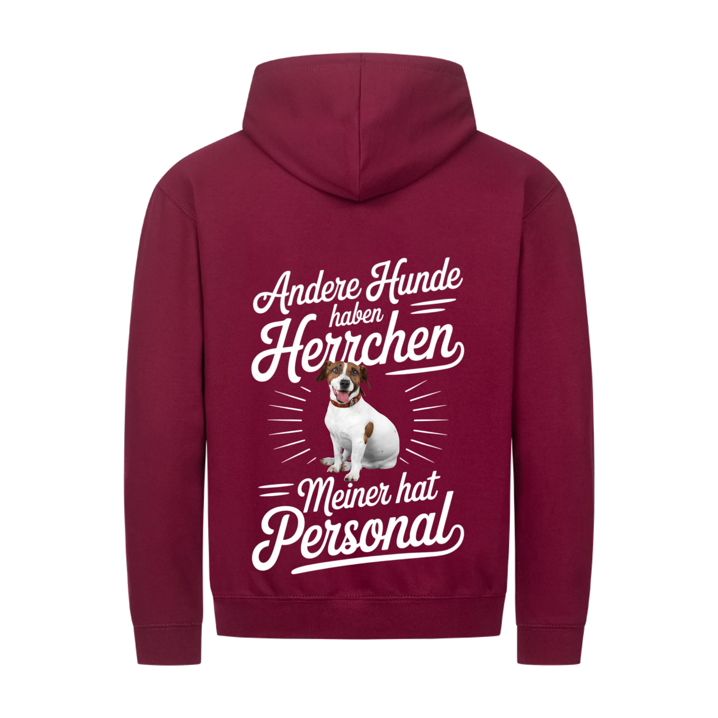 Personalisierbares Hunde Zipper "Andere Hunde Haben Herrchen"