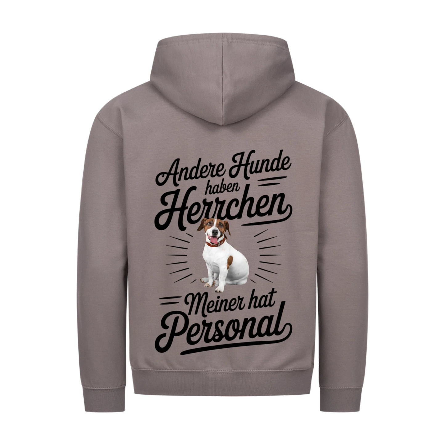 Personalisierbares Hunde Zipper "Andere Hunde Haben Herrchen"