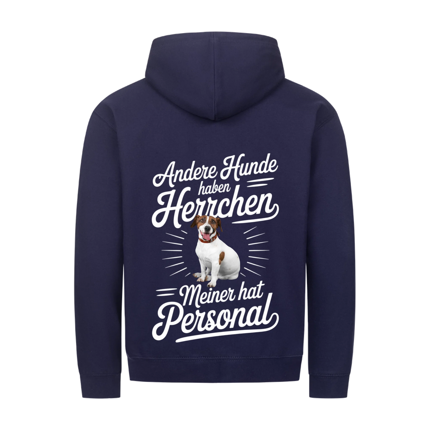 Personalisierbares Hunde Zipper "Andere Hunde Haben Herrchen"