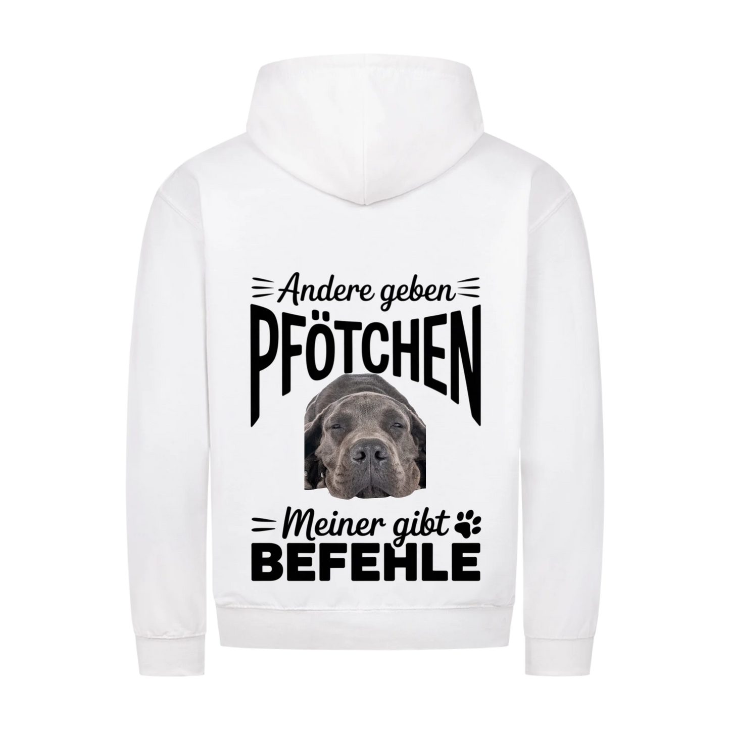 Personalisierbares Hunde Zipper "Andere Geben Pfötchen"
