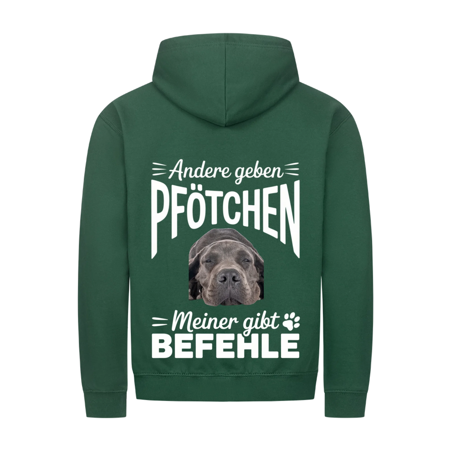 Personalisierbares Hunde Zipper "Andere Geben Pfötchen"