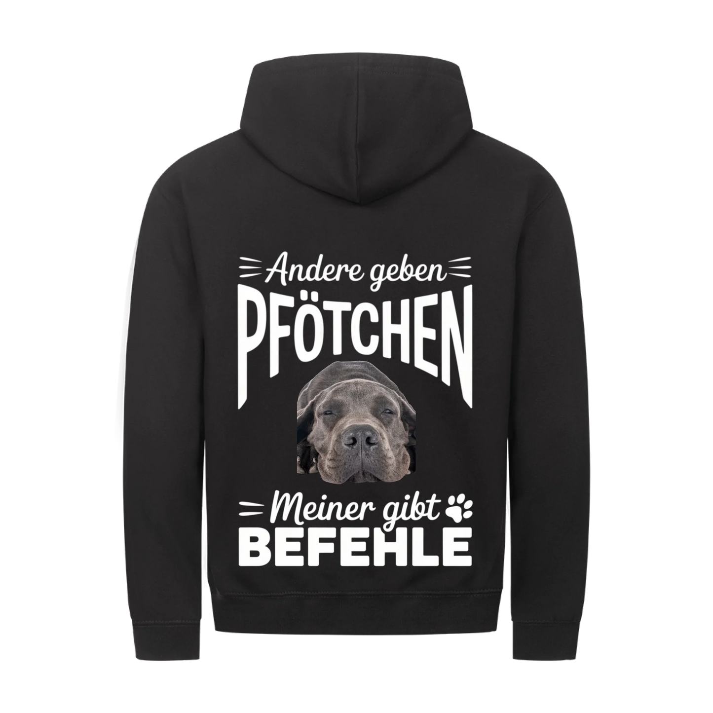 Personalisierbares Hunde Zipper "Andere Geben Pfötchen"