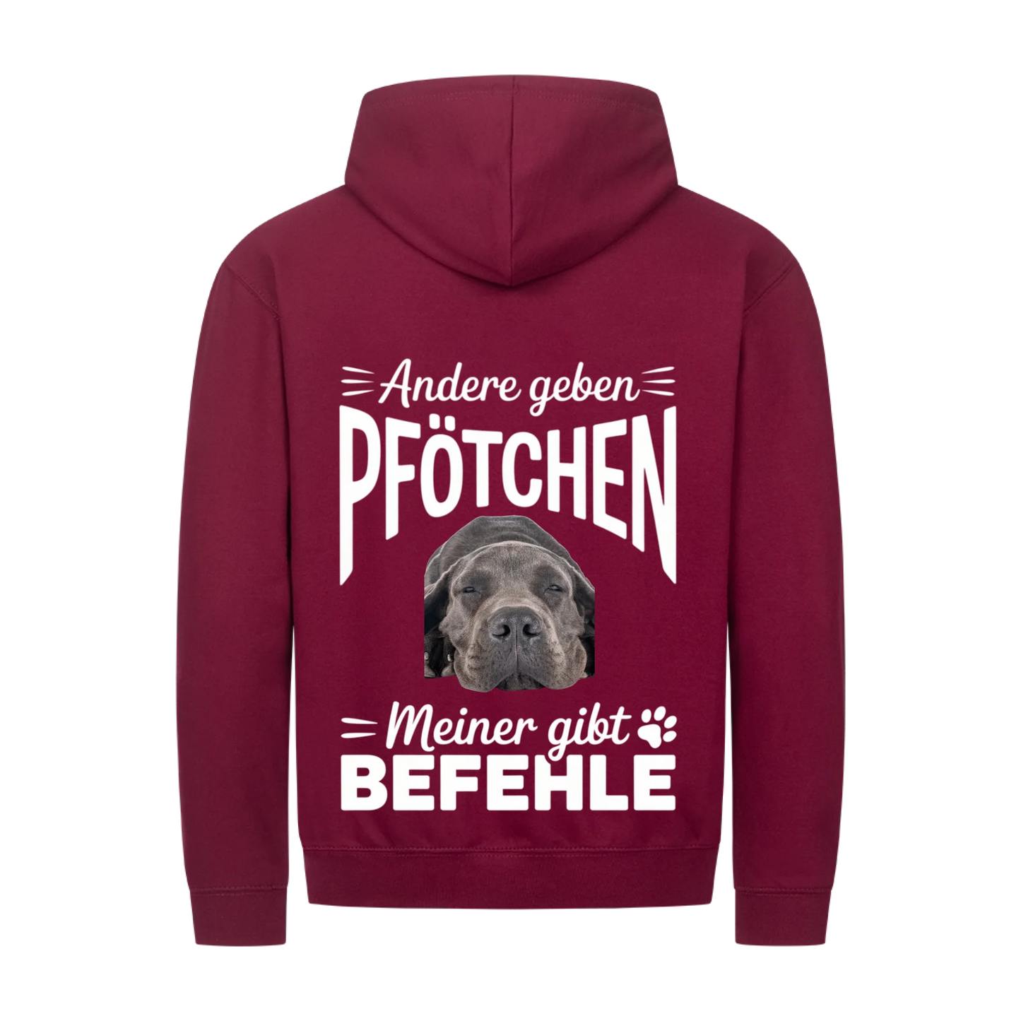 Personalisierbares Hunde Zipper "Andere Geben Pfötchen"