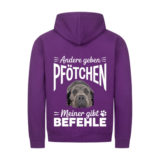 Personalisierbares Hunde Zipper "Andere Geben Pfötchen"