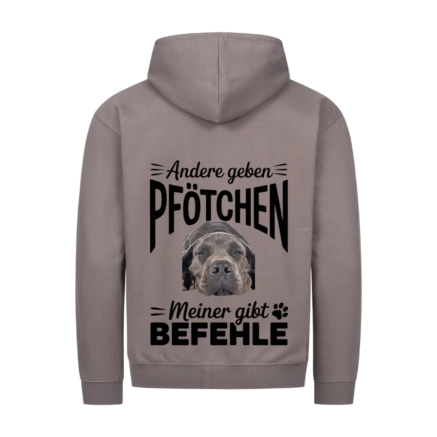 Personalisierbares Hunde Zipper "Andere Geben Pfötchen"