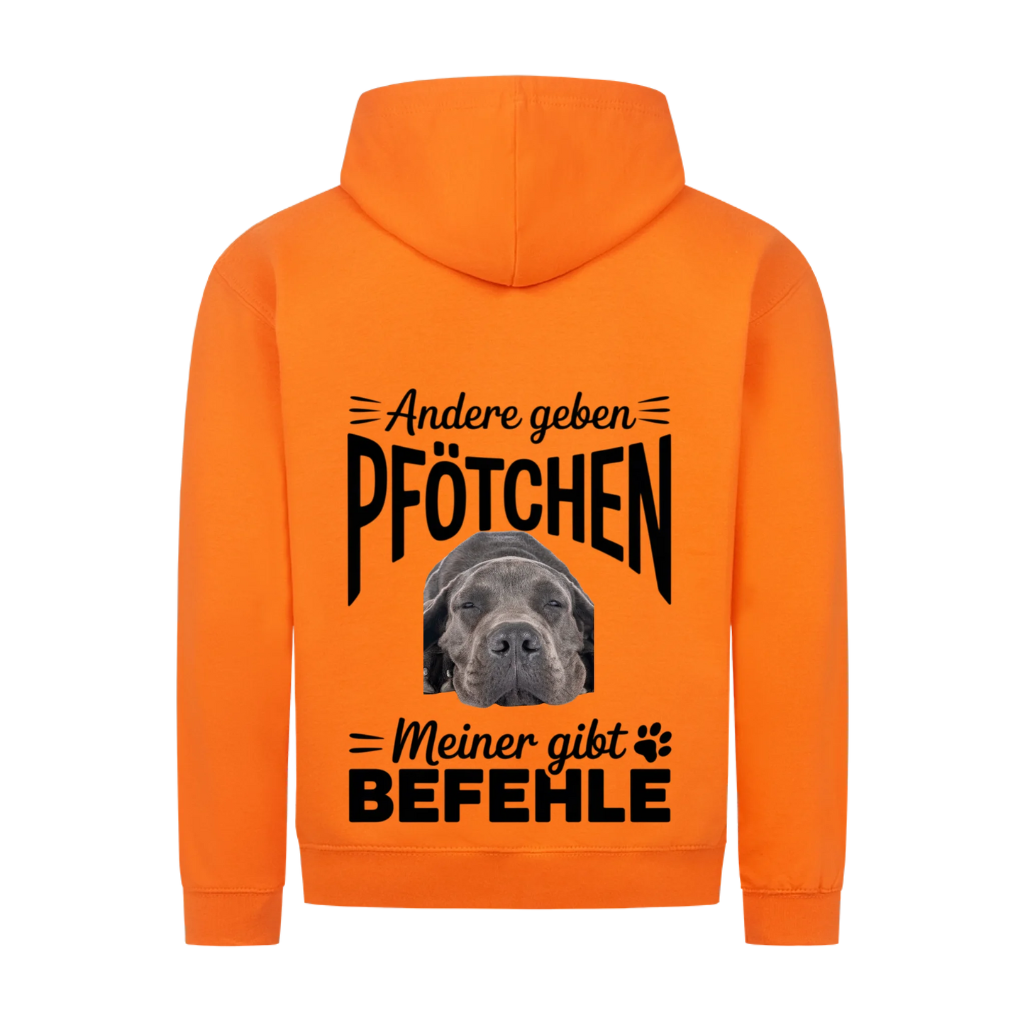 Personalisierbares Hunde Zipper "Andere Geben Pfötchen"