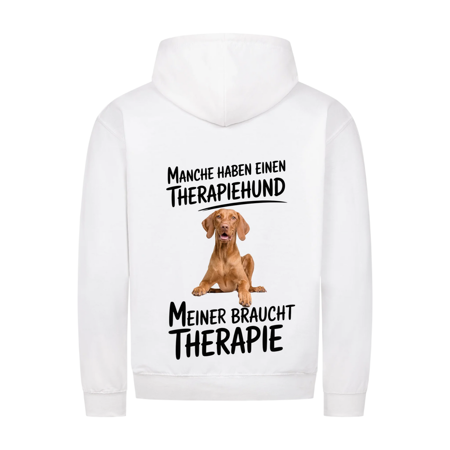 Personalisierbares Hunde Zipper "Manche Haben Einen Therapiehund"