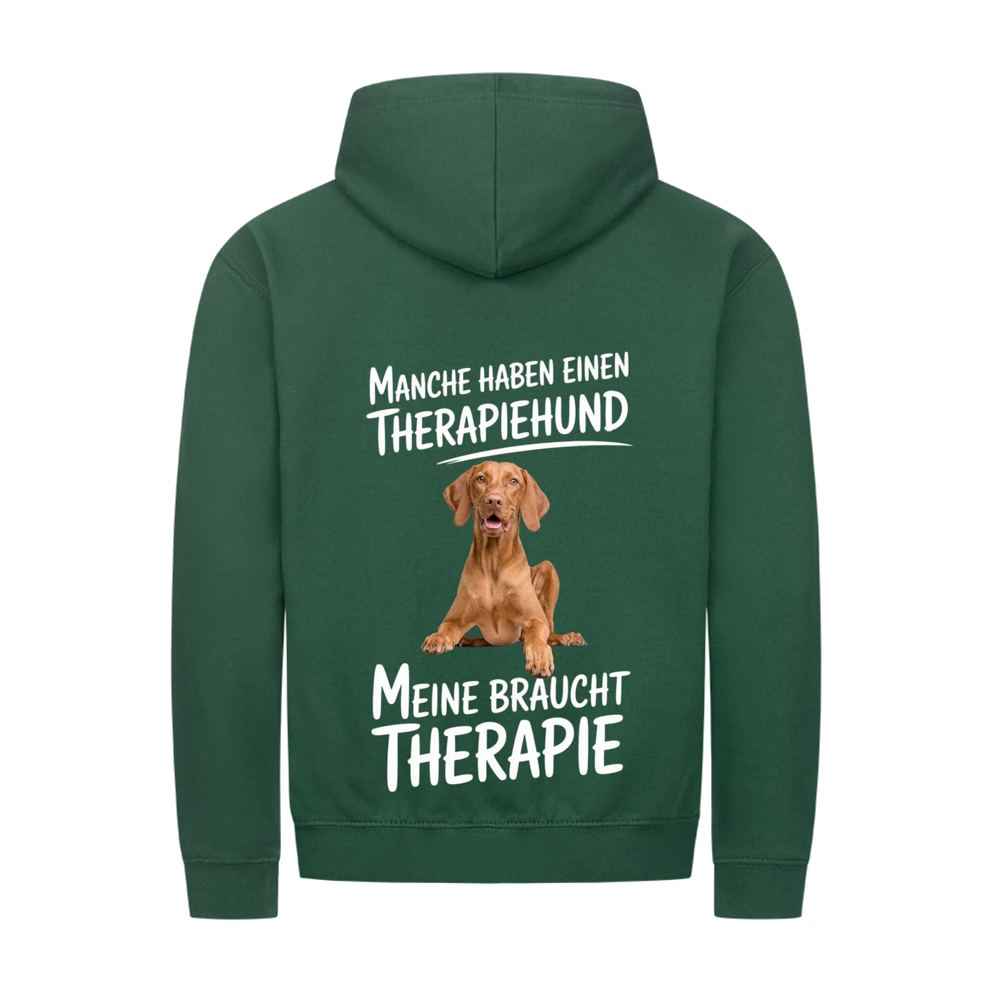 Personalisierbares Hunde Zipper "Manche Haben Einen Therapiehund"