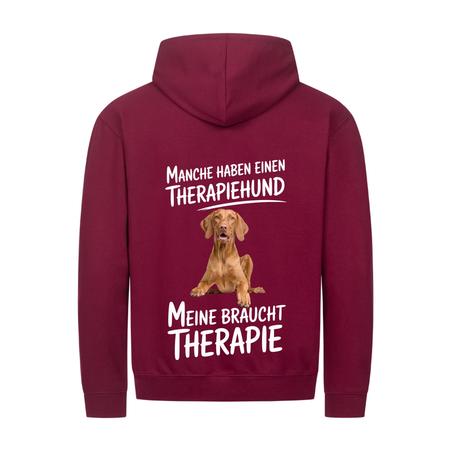 Personalisierbares Hunde Zipper "Manche Haben Einen Therapiehund"