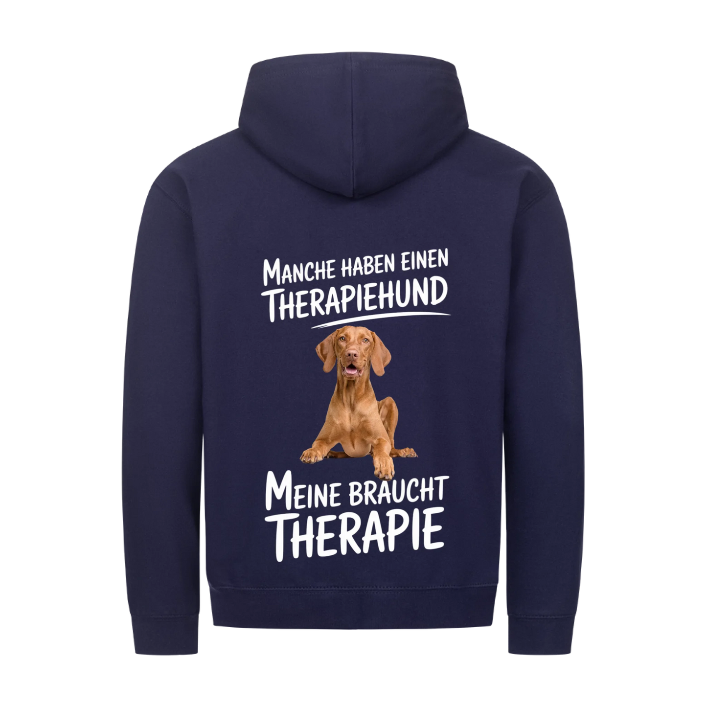 Personalisierbares Hunde Zipper "Manche Haben Einen Therapiehund"
