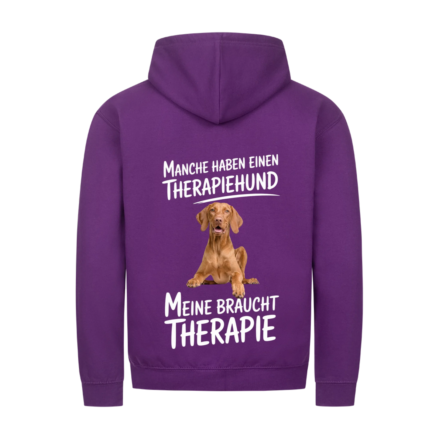 Personalisierbares Hunde Zipper "Manche Haben Einen Therapiehund"