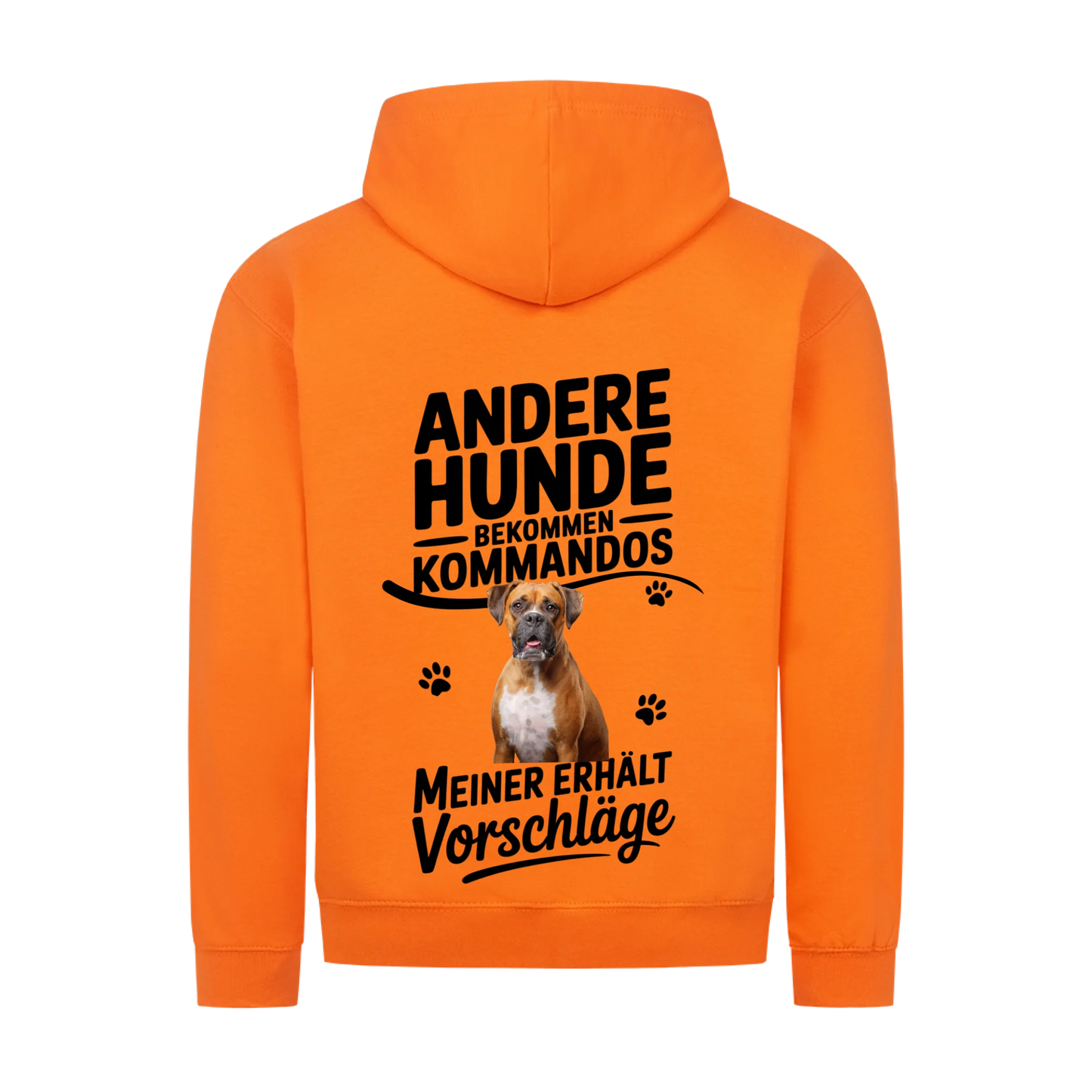 Personalisierbares Hunde Zipper "Andere Bekommen Kommandos"