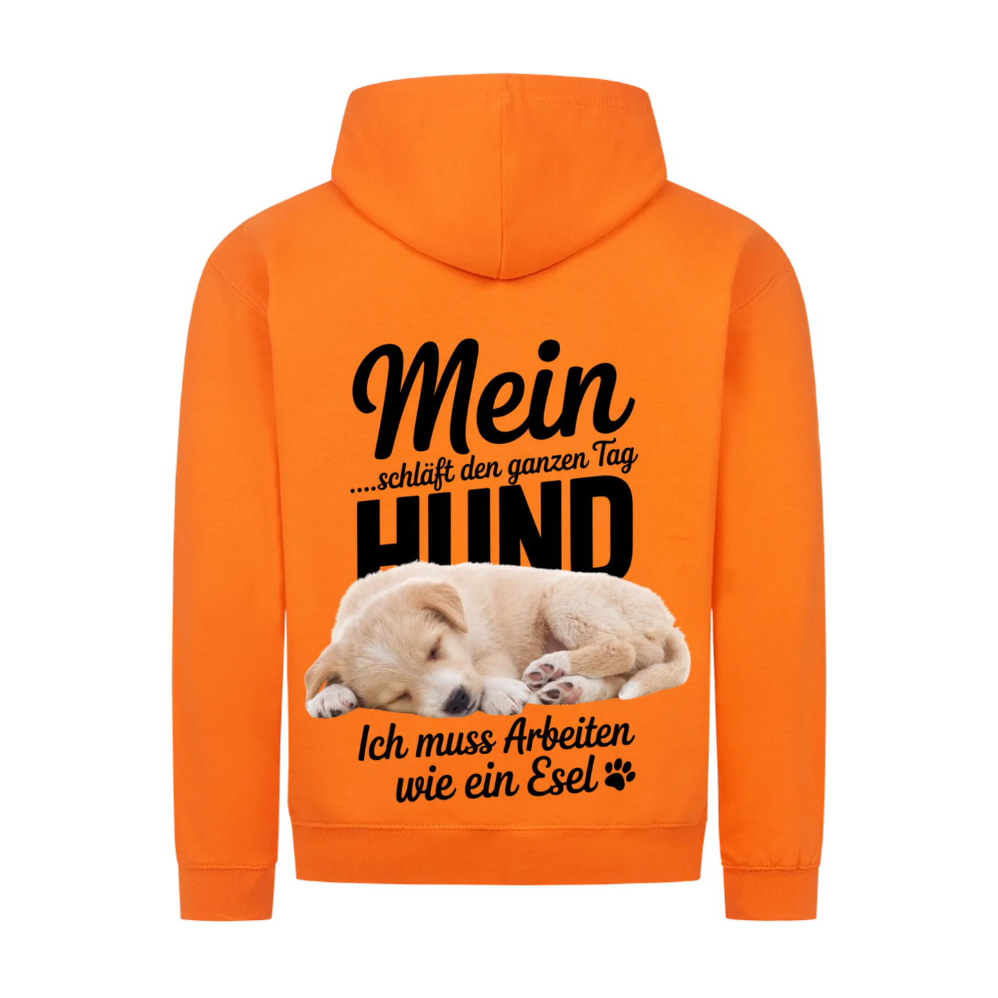 Personalisierbares Hunde Zipper "Mein Hund Schläft Den Ganzen Tag"
