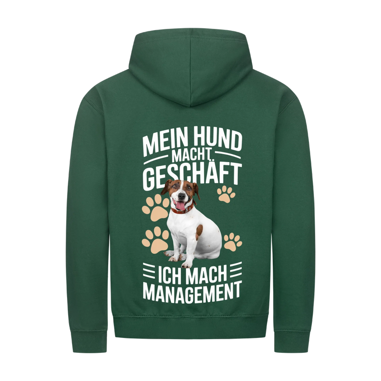 Personalisierbares Hunde Zipper "Mein Hund Macht Geschäft"