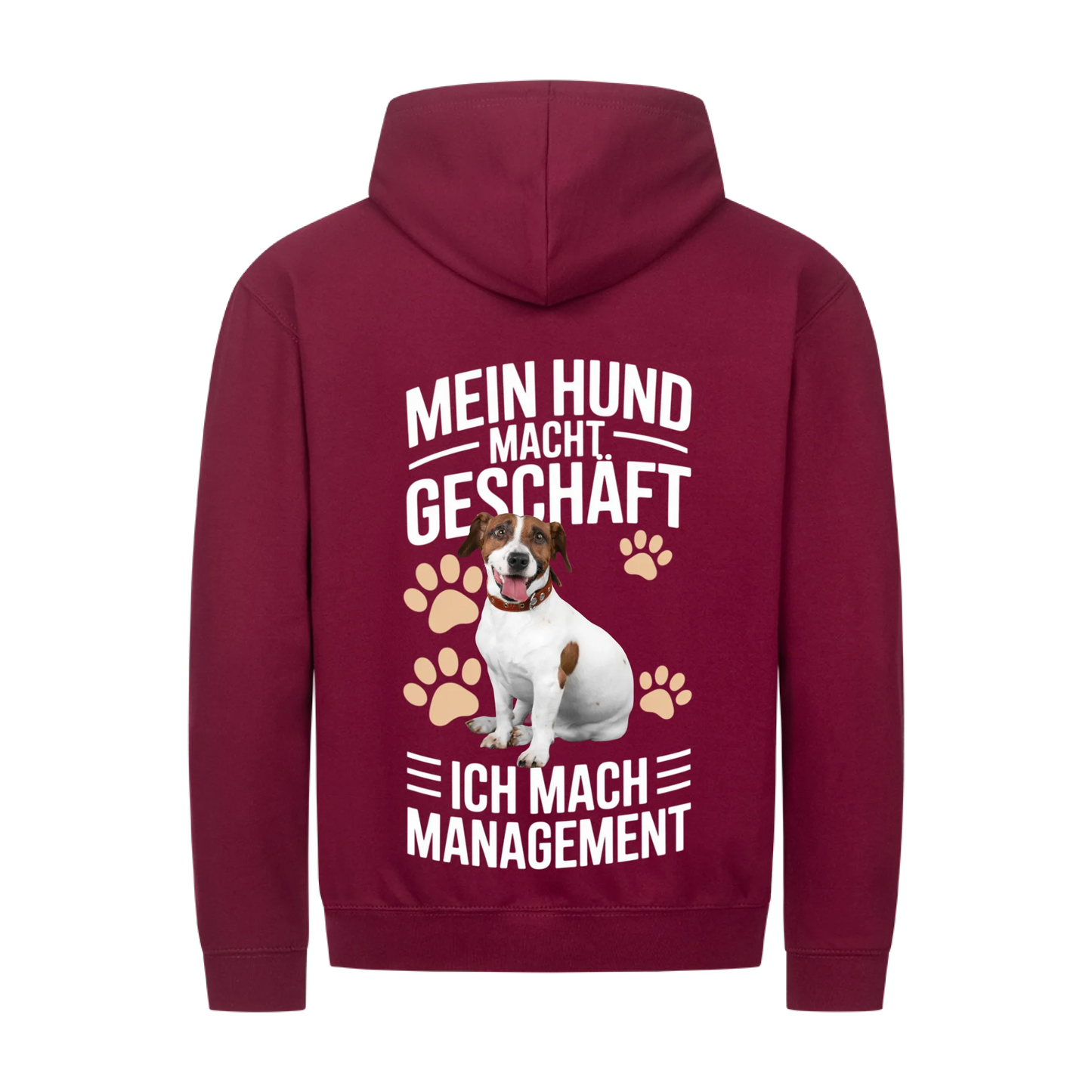 Personalisierbares Hunde Zipper "Mein Hund Macht Geschäft"