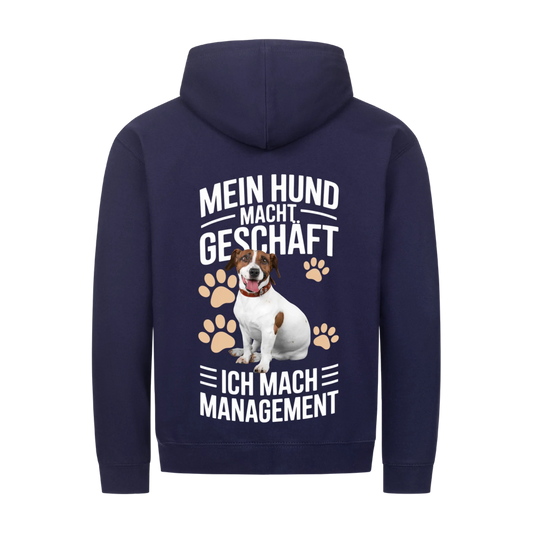 Personalisierbares Hunde Zipper "Mein Hund Macht Geschäft"
