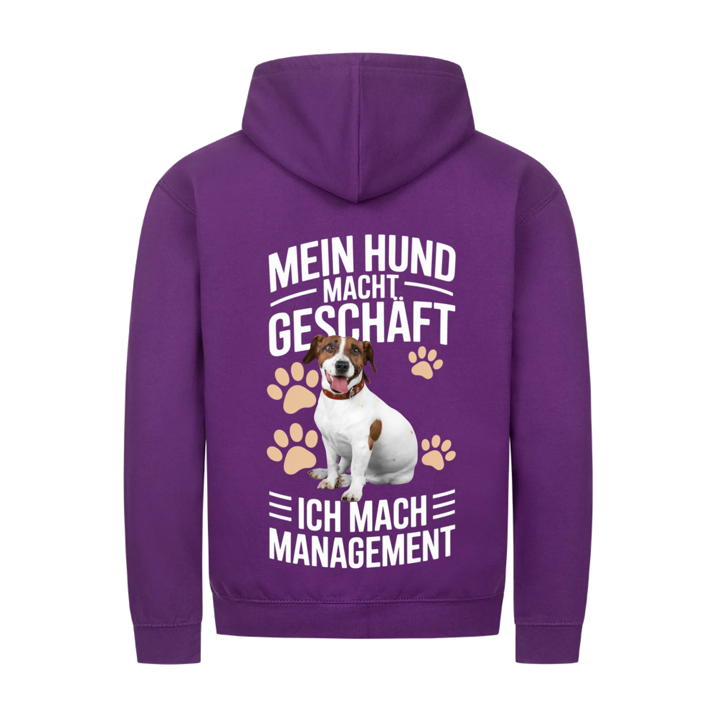 Personalisierbares Hunde Zipper "Mein Hund Macht Geschäft"