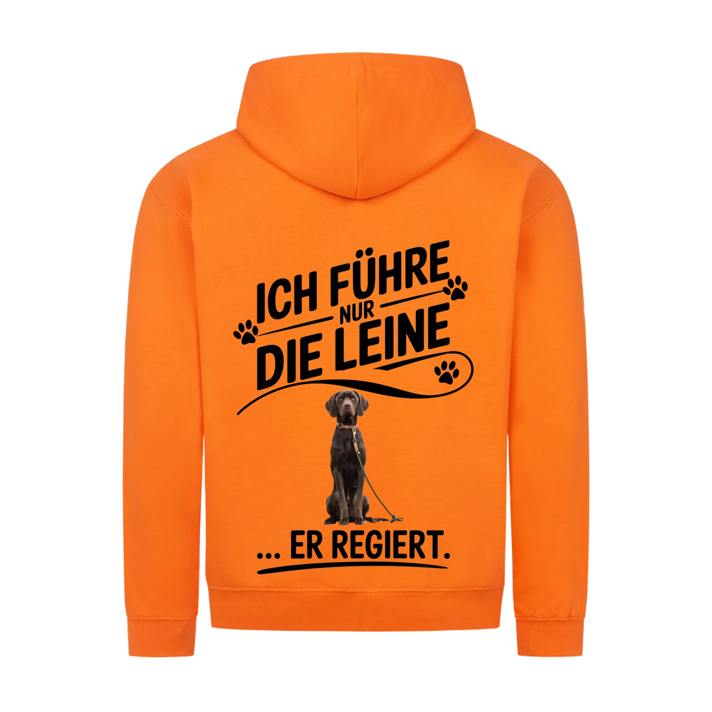 Personalisierbares Hunde Zipper "Ich Führe Nur Die Leine"