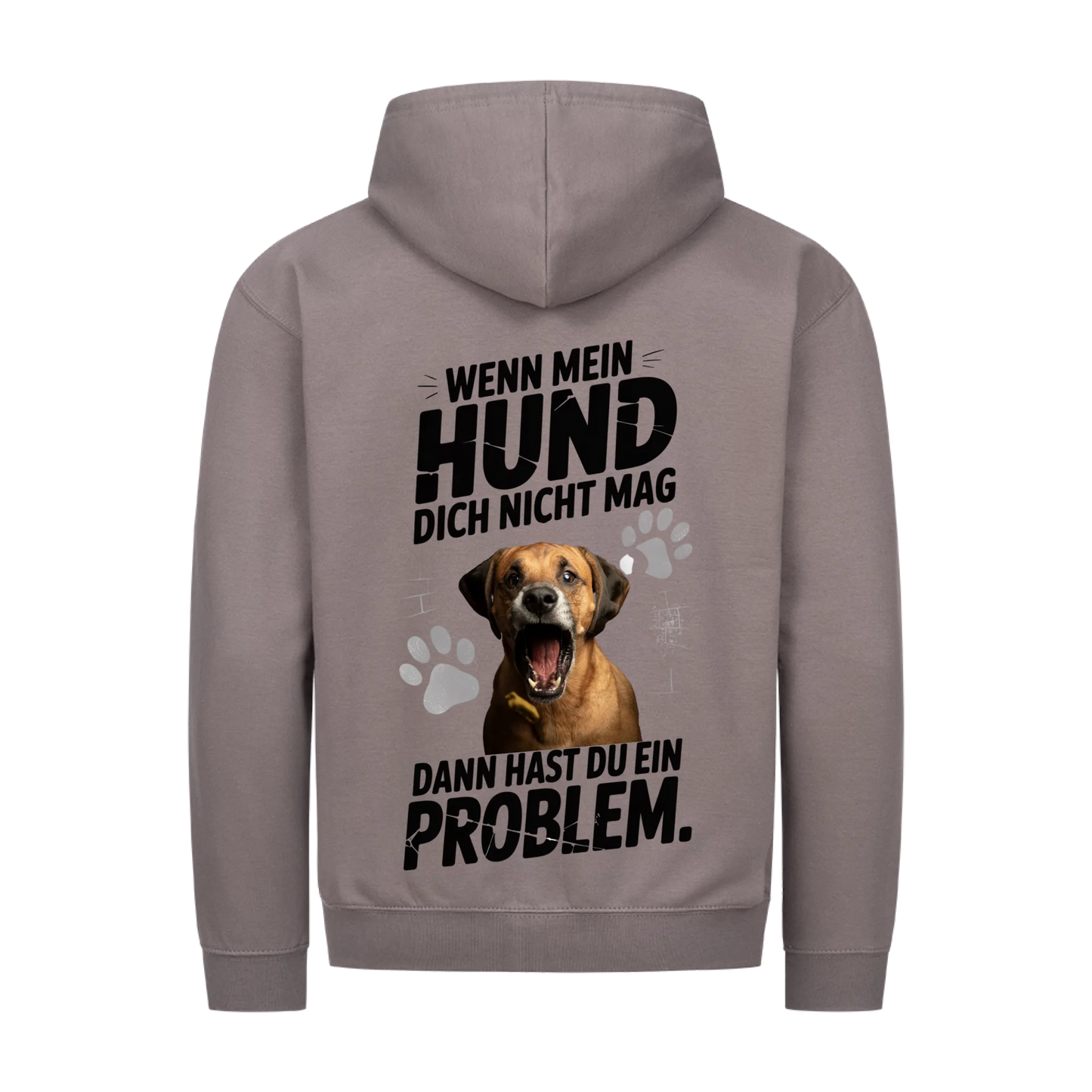Personalisierbares Hunde Zipper "Wenn Mein Hund Dich Nicht Mag"