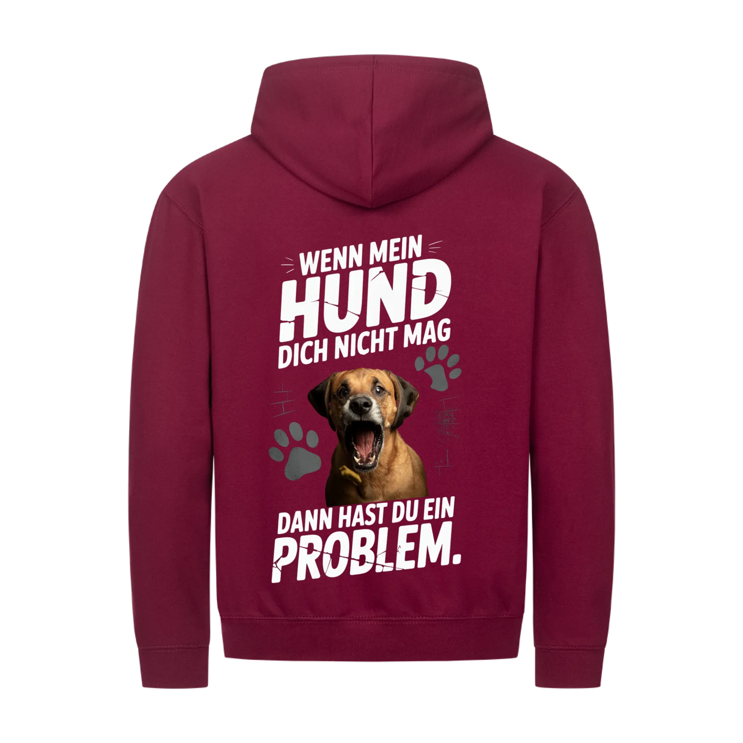 Personalisierbares Hunde Zipper "Wenn Mein Hund Dich Nicht Mag"