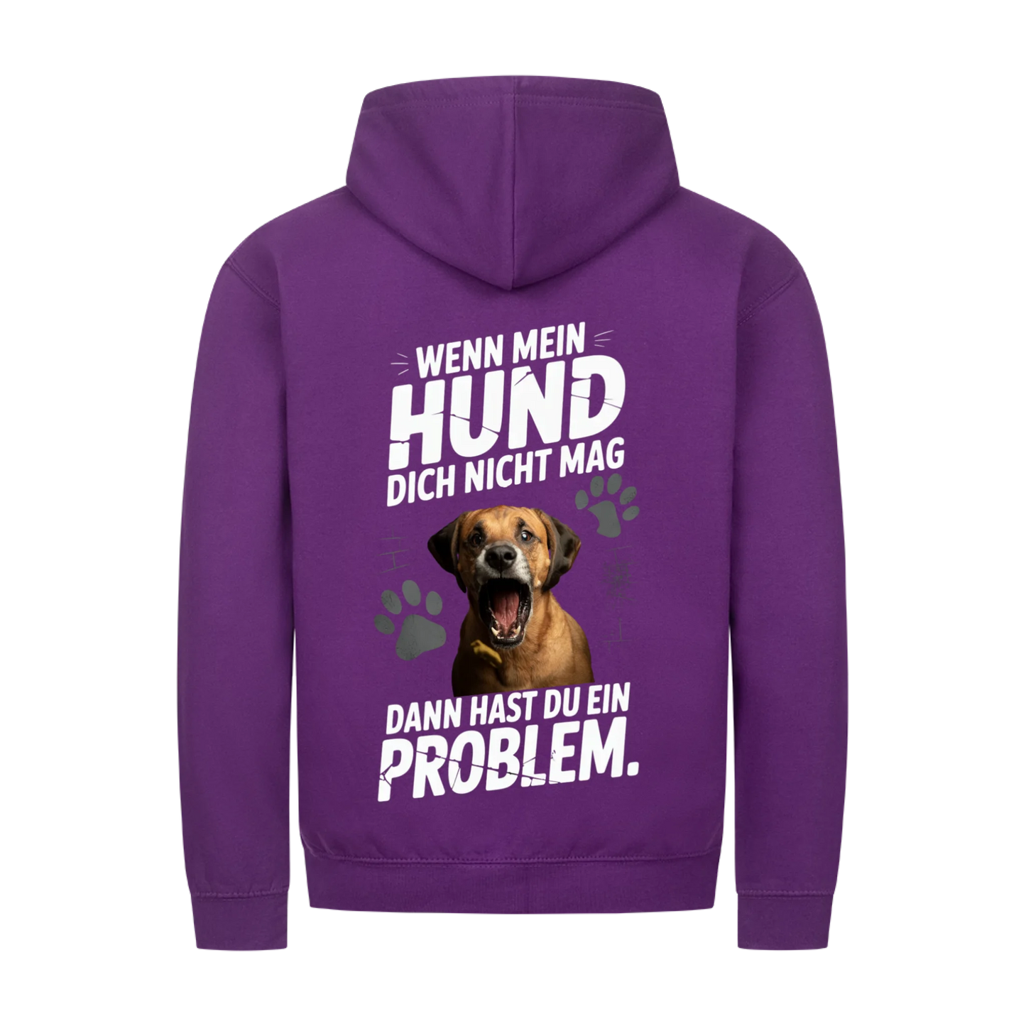 Personalisierbares Hunde Zipper "Wenn Mein Hund Dich Nicht Mag"
