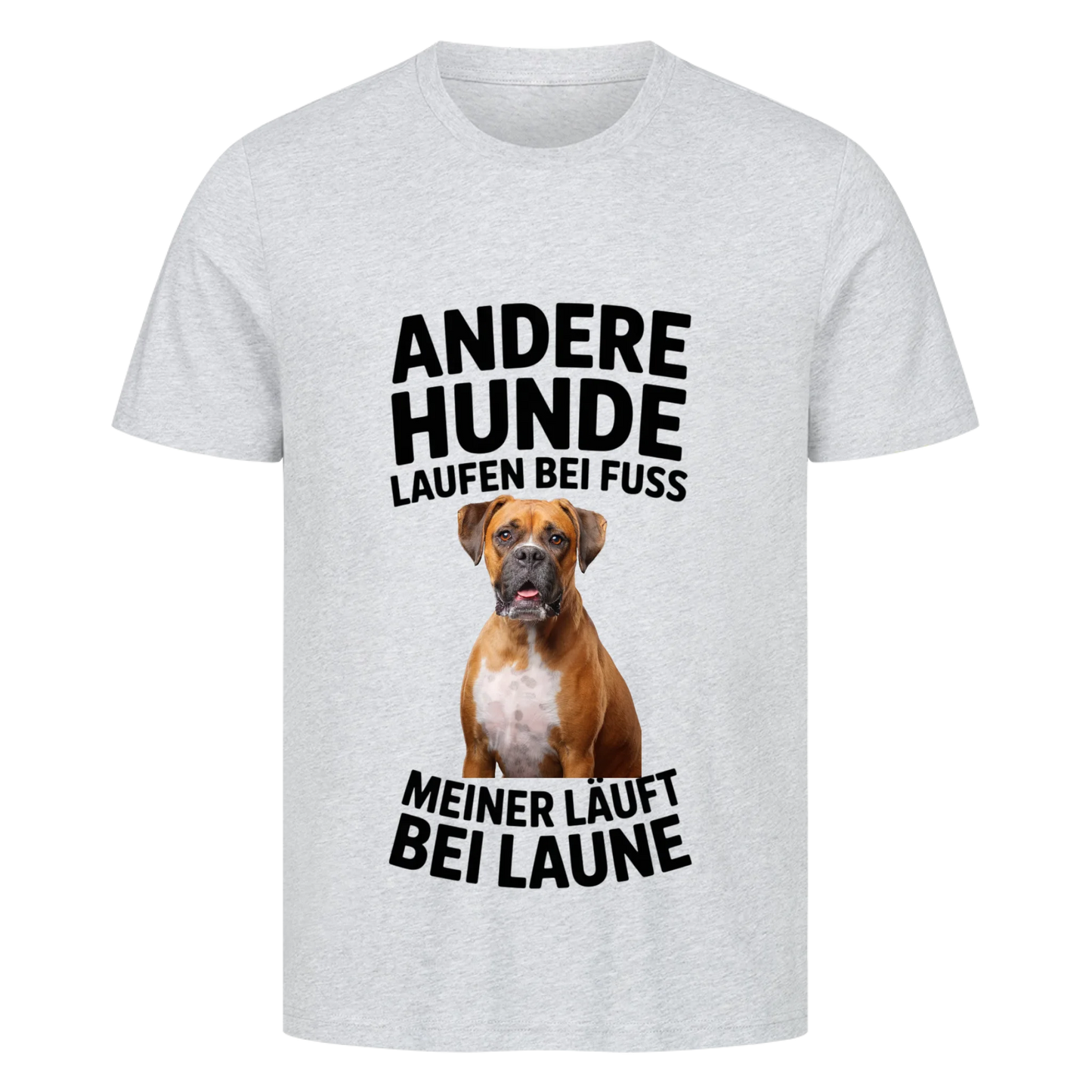 Personalisierbares Hunde T-Shirt "Andere Laufen Bei Fuss"